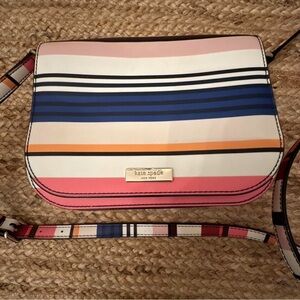 Kate Spade Multicolor Striped Crossbody Bag